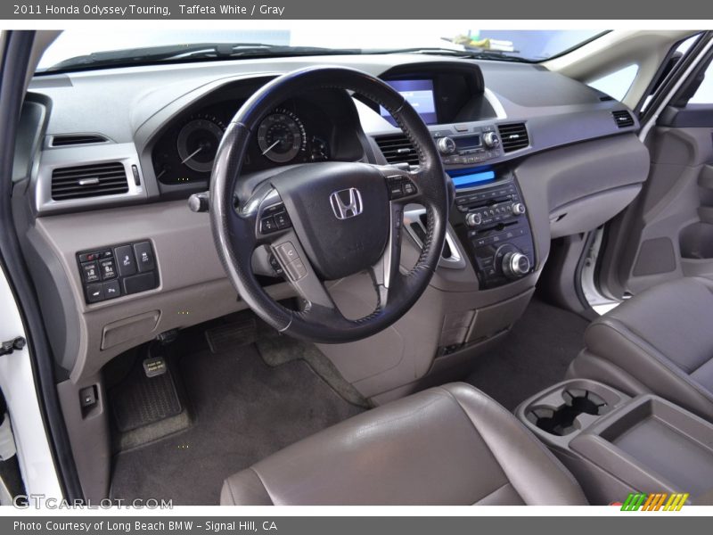 Taffeta White / Gray 2011 Honda Odyssey Touring