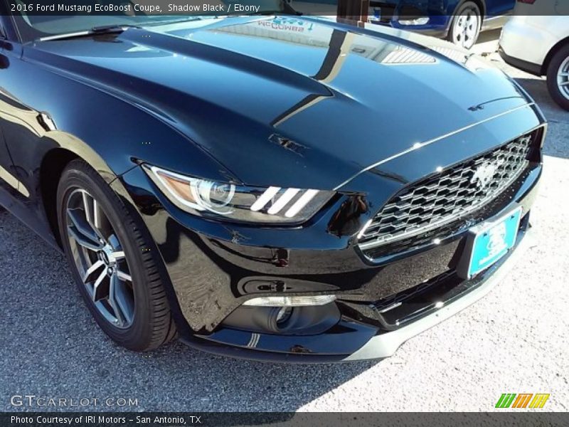 Shadow Black / Ebony 2016 Ford Mustang EcoBoost Coupe