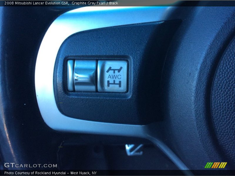 Graphite Gray Pearl / Black 2008 Mitsubishi Lancer Evolution GSR