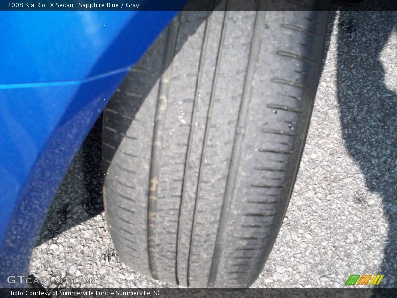 Sapphire Blue / Gray 2008 Kia Rio LX Sedan