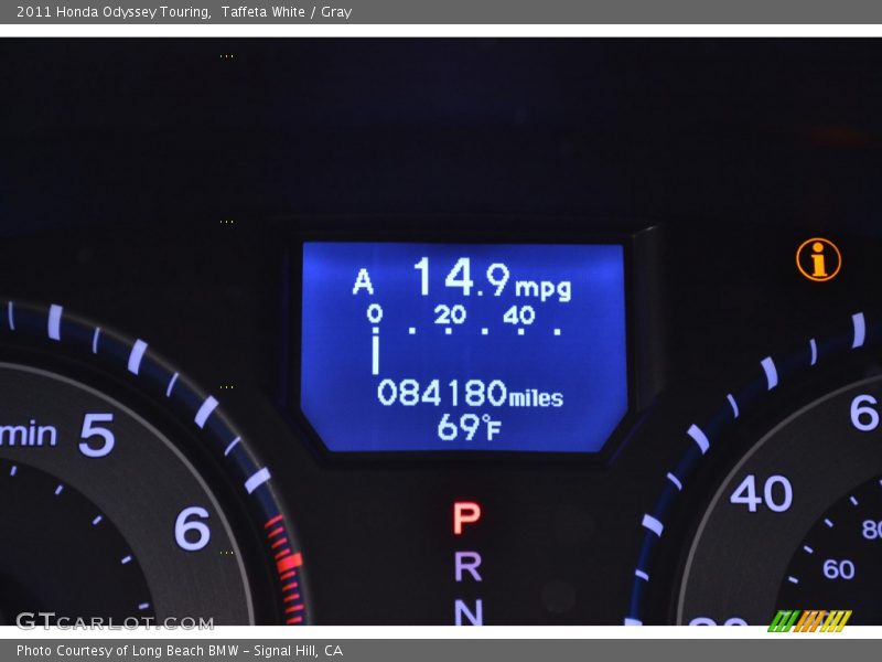 Taffeta White / Gray 2011 Honda Odyssey Touring