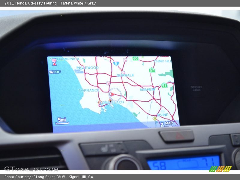 Taffeta White / Gray 2011 Honda Odyssey Touring