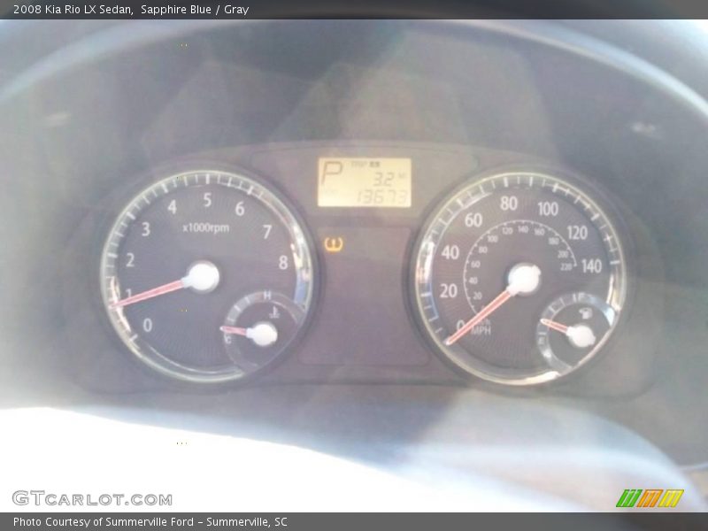 Sapphire Blue / Gray 2008 Kia Rio LX Sedan
