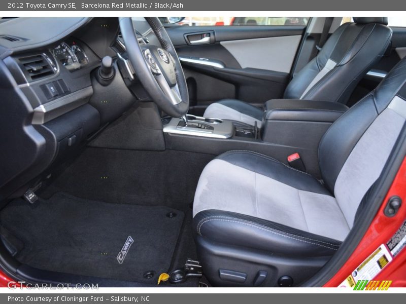 Barcelona Red Metallic / Black/Ash 2012 Toyota Camry SE