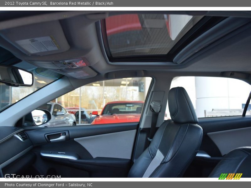 Barcelona Red Metallic / Black/Ash 2012 Toyota Camry SE