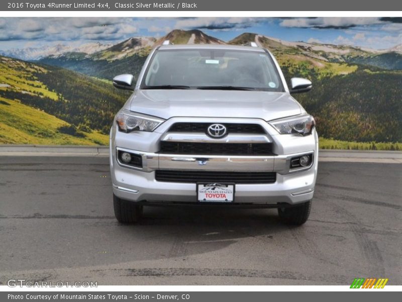 Classic Silver Metallic / Black 2016 Toyota 4Runner Limited 4x4