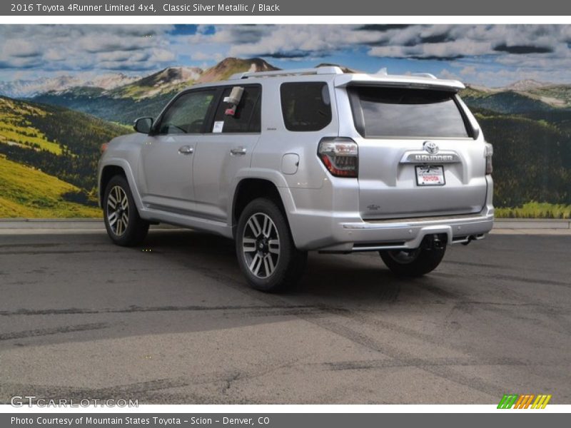 Classic Silver Metallic / Black 2016 Toyota 4Runner Limited 4x4