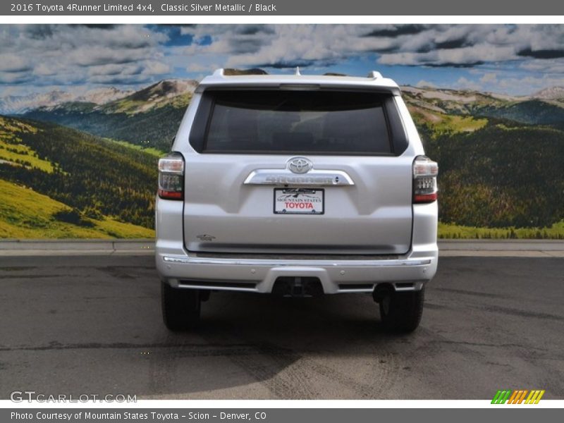 Classic Silver Metallic / Black 2016 Toyota 4Runner Limited 4x4