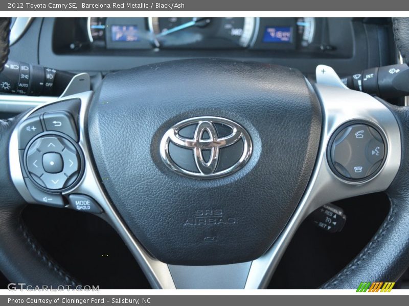 Barcelona Red Metallic / Black/Ash 2012 Toyota Camry SE