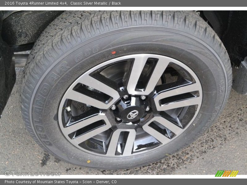 Classic Silver Metallic / Black 2016 Toyota 4Runner Limited 4x4