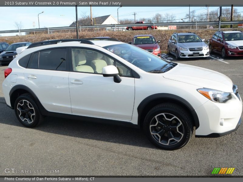 Satin White Pearl / Ivory 2013 Subaru XV Crosstrek 2.0 Premium