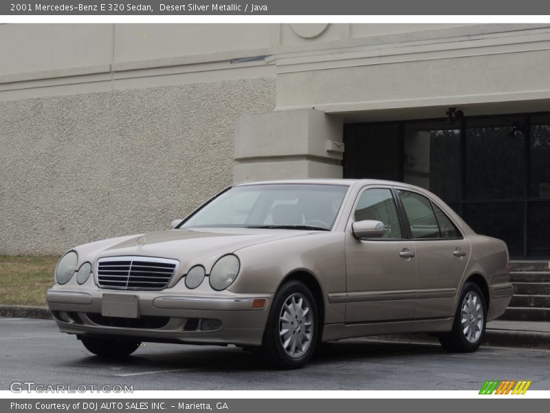 Desert Silver Metallic / Java 2001 Mercedes-Benz E 320 Sedan