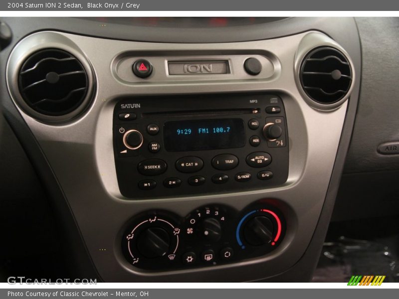 Black Onyx / Grey 2004 Saturn ION 2 Sedan