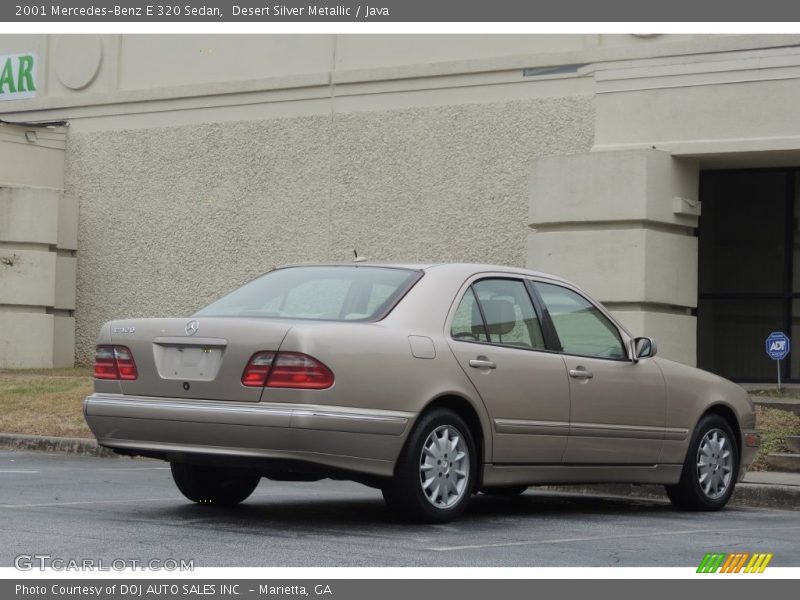 Desert Silver Metallic / Java 2001 Mercedes-Benz E 320 Sedan