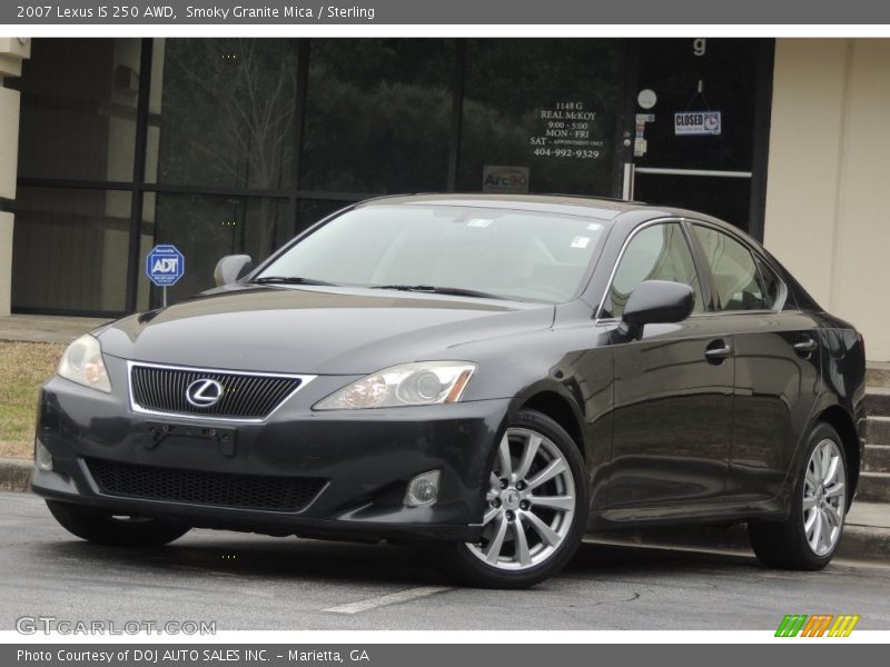 Smoky Granite Mica / Sterling 2007 Lexus IS 250 AWD