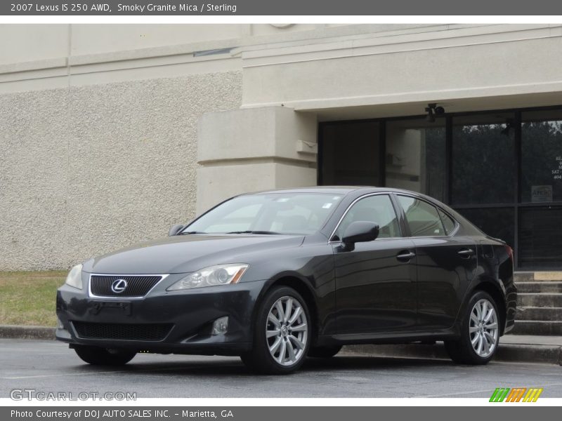 Smoky Granite Mica / Sterling 2007 Lexus IS 250 AWD