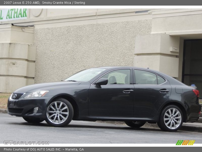 Smoky Granite Mica / Sterling 2007 Lexus IS 250 AWD