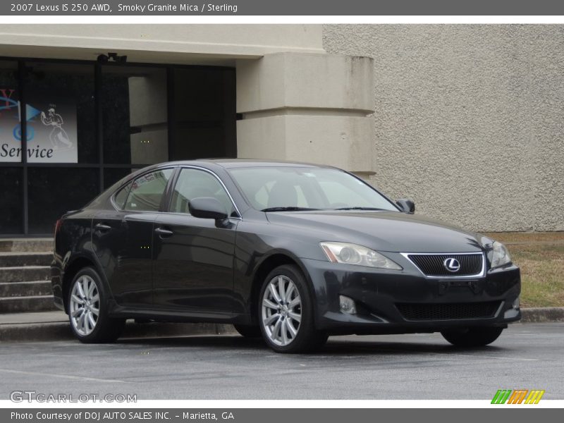 Smoky Granite Mica / Sterling 2007 Lexus IS 250 AWD