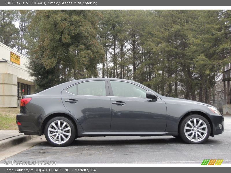 Smoky Granite Mica / Sterling 2007 Lexus IS 250 AWD