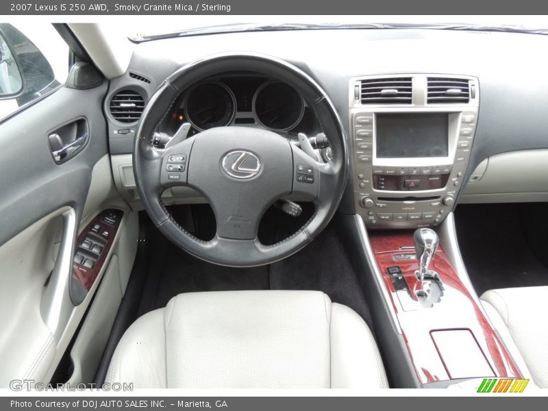 Smoky Granite Mica / Sterling 2007 Lexus IS 250 AWD