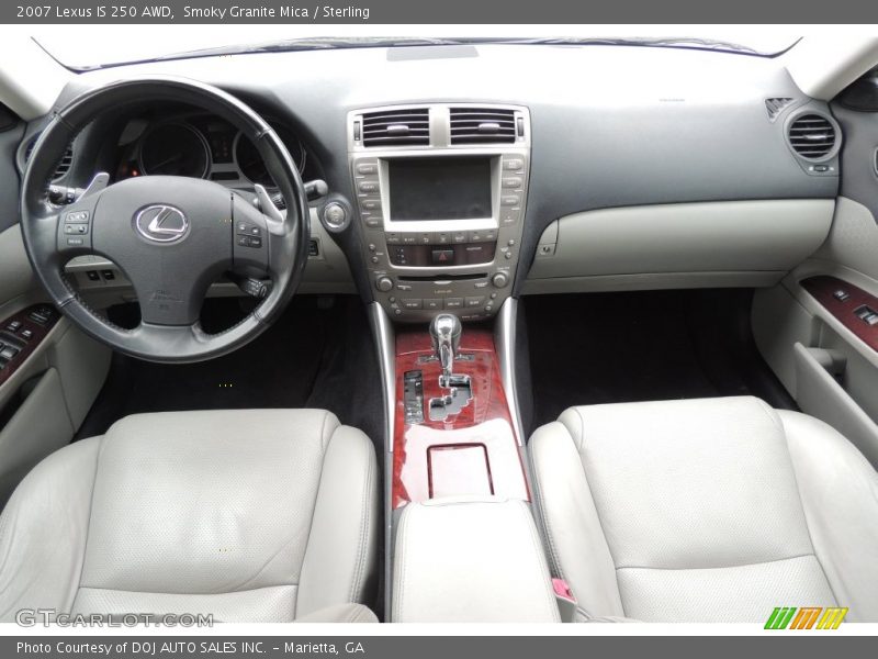 Smoky Granite Mica / Sterling 2007 Lexus IS 250 AWD