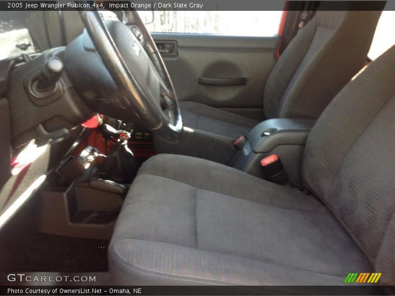 Impact Orange / Dark Slate Gray 2005 Jeep Wrangler Rubicon 4x4