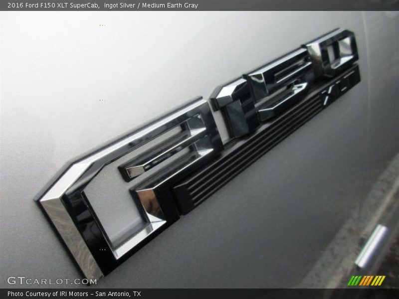 Ingot Silver / Medium Earth Gray 2016 Ford F150 XLT SuperCab