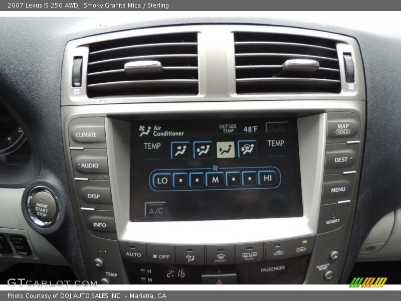 Smoky Granite Mica / Sterling 2007 Lexus IS 250 AWD
