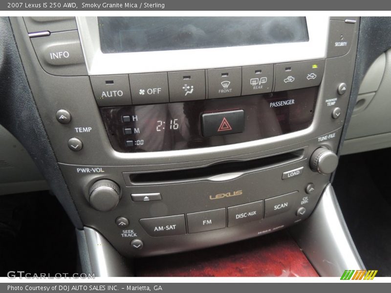 Smoky Granite Mica / Sterling 2007 Lexus IS 250 AWD