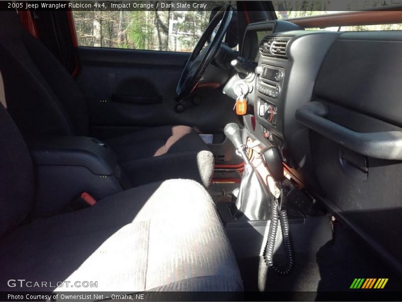 Impact Orange / Dark Slate Gray 2005 Jeep Wrangler Rubicon 4x4