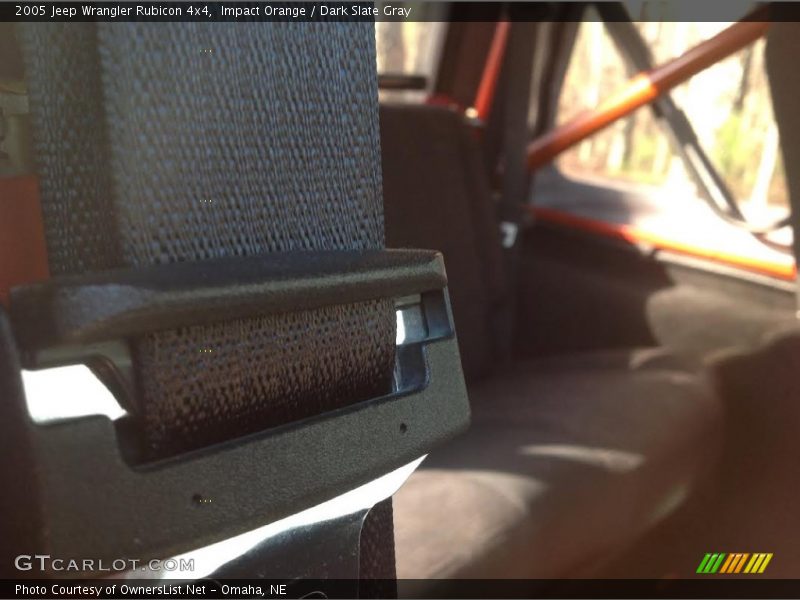Impact Orange / Dark Slate Gray 2005 Jeep Wrangler Rubicon 4x4
