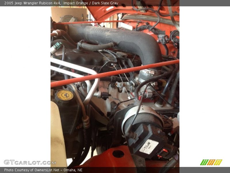 Impact Orange / Dark Slate Gray 2005 Jeep Wrangler Rubicon 4x4