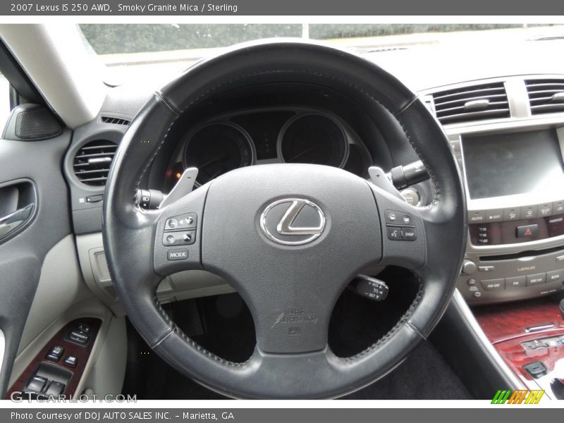 Smoky Granite Mica / Sterling 2007 Lexus IS 250 AWD