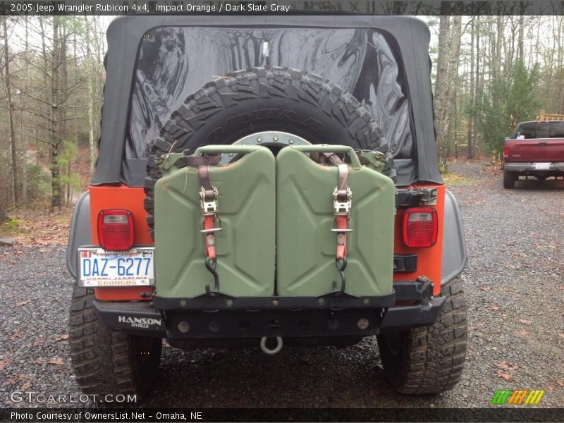 Impact Orange / Dark Slate Gray 2005 Jeep Wrangler Rubicon 4x4