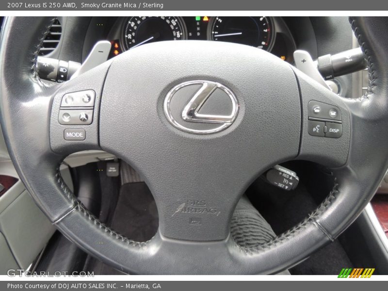 Smoky Granite Mica / Sterling 2007 Lexus IS 250 AWD
