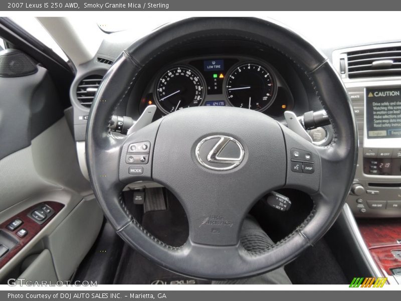 Smoky Granite Mica / Sterling 2007 Lexus IS 250 AWD