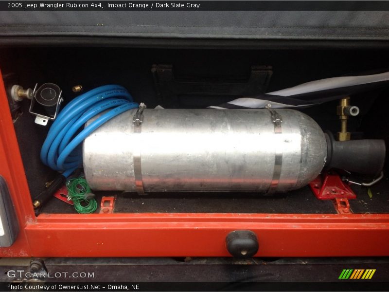 Impact Orange / Dark Slate Gray 2005 Jeep Wrangler Rubicon 4x4