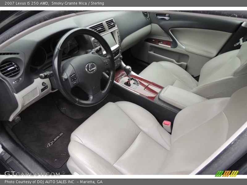 Smoky Granite Mica / Sterling 2007 Lexus IS 250 AWD