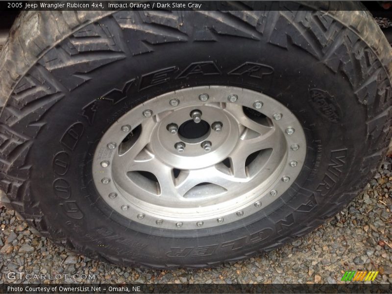Impact Orange / Dark Slate Gray 2005 Jeep Wrangler Rubicon 4x4