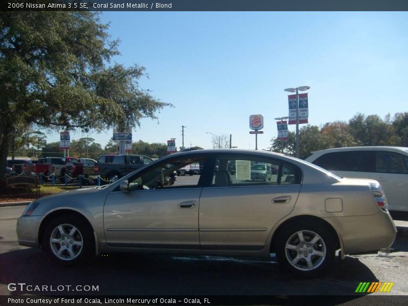 Coral Sand Metallic / Blond 2006 Nissan Altima 3.5 SE