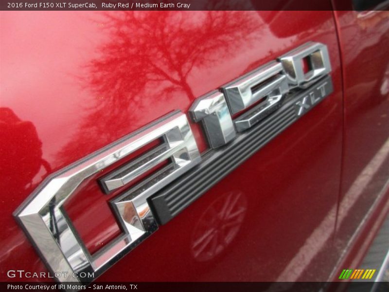 Ruby Red / Medium Earth Gray 2016 Ford F150 XLT SuperCab