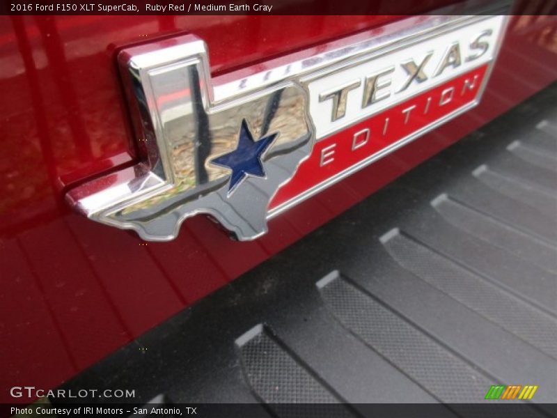 Ruby Red / Medium Earth Gray 2016 Ford F150 XLT SuperCab