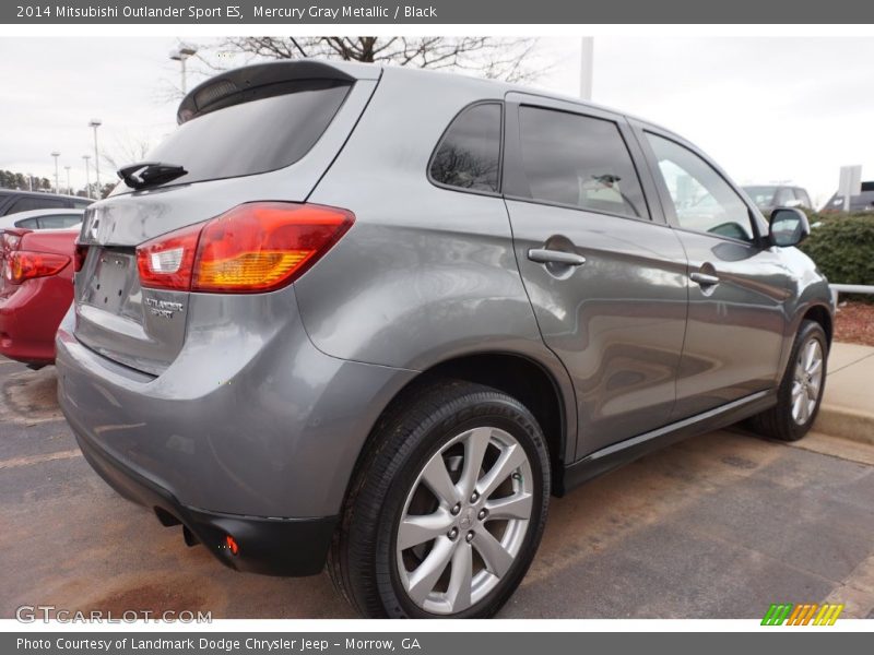 Mercury Gray Metallic / Black 2014 Mitsubishi Outlander Sport ES