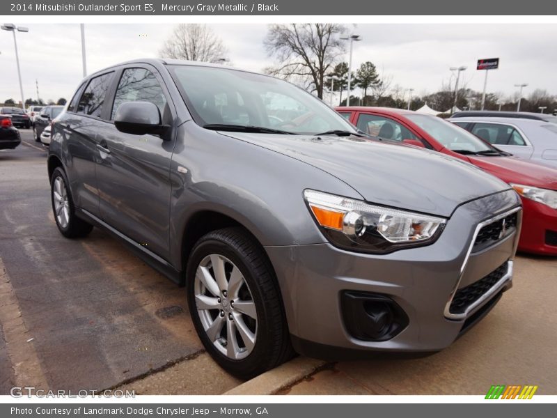 Mercury Gray Metallic / Black 2014 Mitsubishi Outlander Sport ES