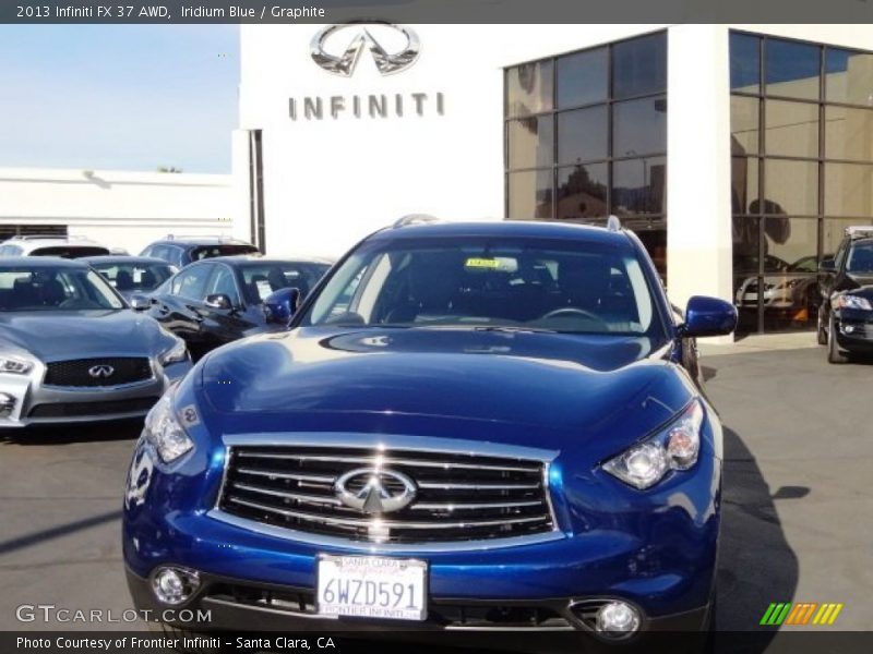 Iridium Blue / Graphite 2013 Infiniti FX 37 AWD