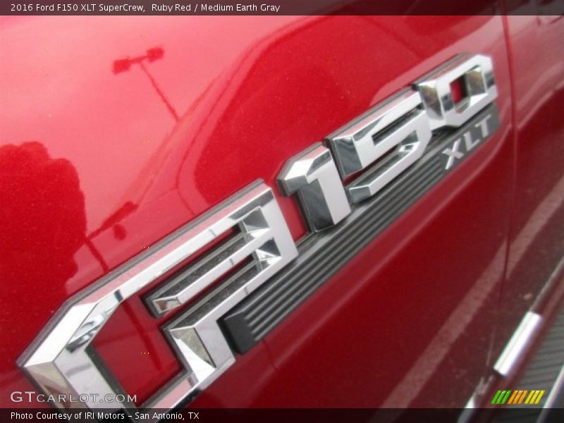 Ruby Red / Medium Earth Gray 2016 Ford F150 XLT SuperCrew