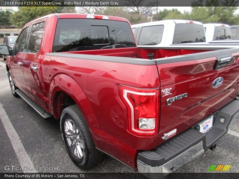 Ruby Red / Medium Earth Gray 2016 Ford F150 XLT SuperCrew