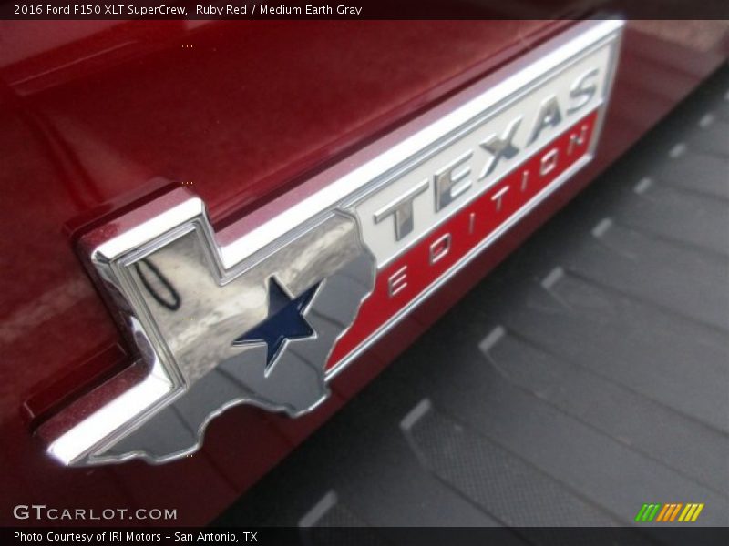 Ruby Red / Medium Earth Gray 2016 Ford F150 XLT SuperCrew