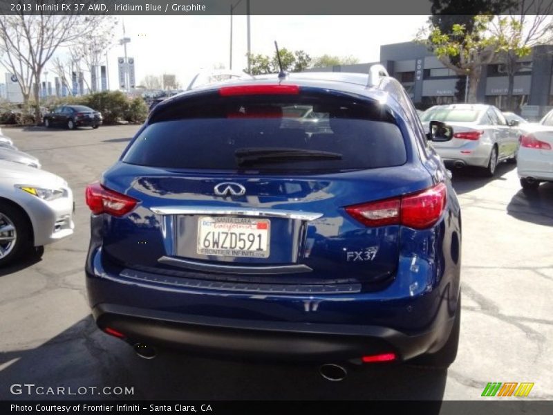 Iridium Blue / Graphite 2013 Infiniti FX 37 AWD