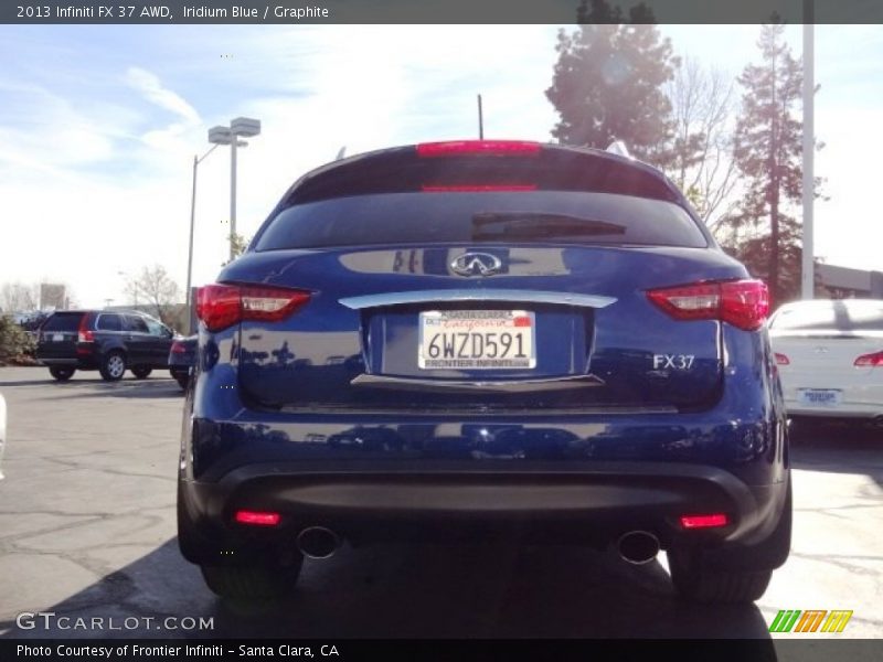 Iridium Blue / Graphite 2013 Infiniti FX 37 AWD